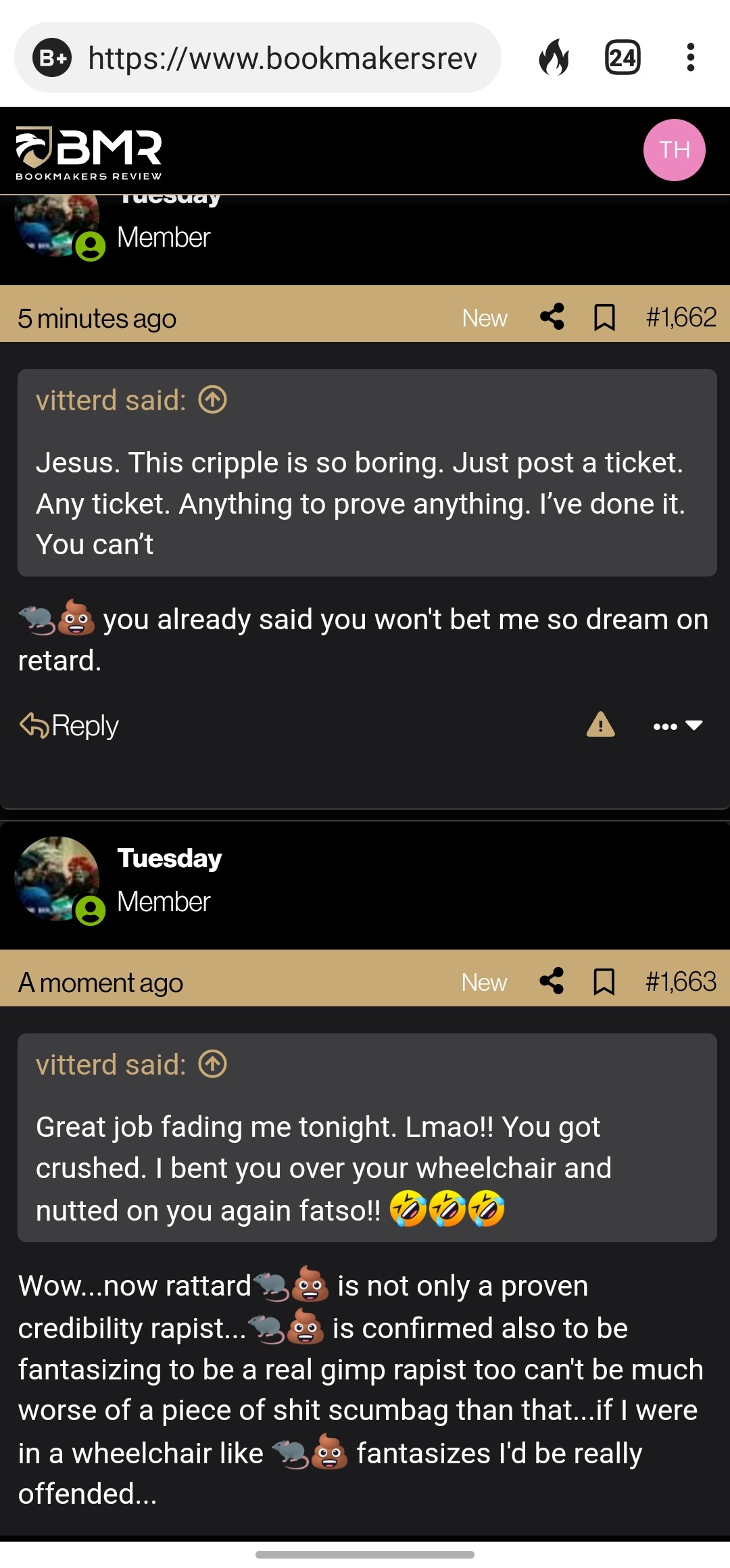 Post #1663 tard is gimp rapist.jpg