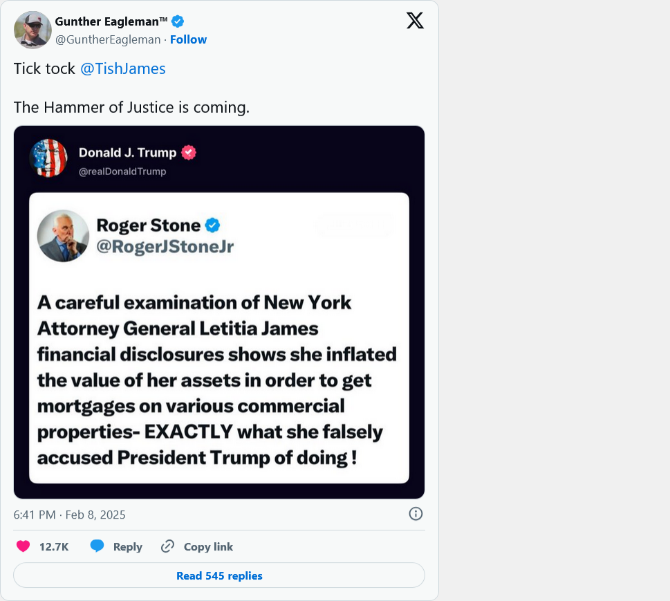 Screenshot 2025-02-08 at 21-50-28 Tick tock TishJames - The Hammer of Justice is coming - Trum...png