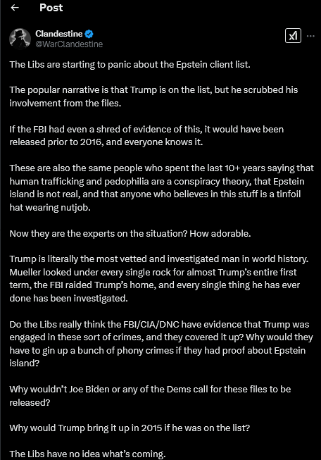 Screenshot 2025-02-22 at 21-09-01 Clandestine on X The Libs are starting to panic about the Ep...png