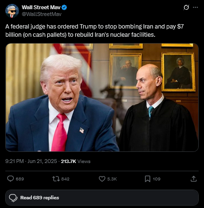 Screenshot 2025-06-22 at 11-46-44 Wall Street Mav on X A federal judge has ordered Trump to st...png