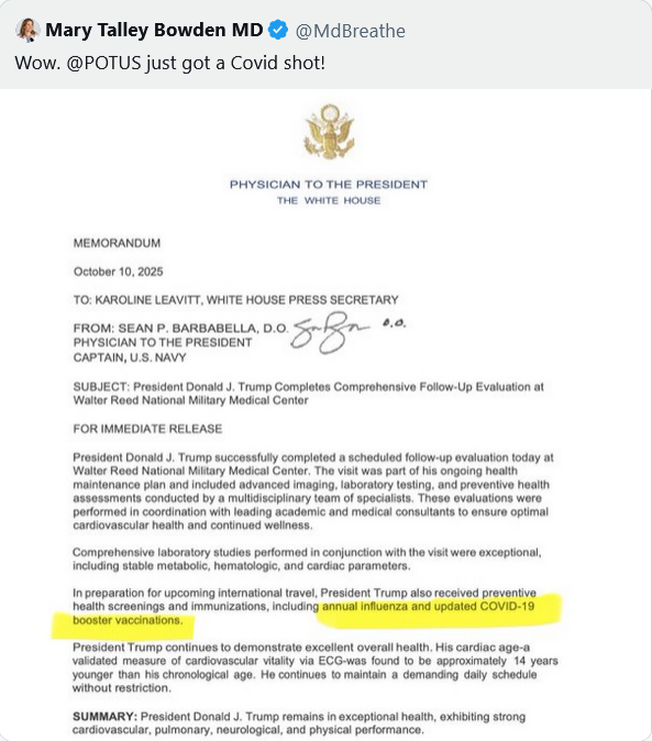 Screenshot 2025-10-11 at 05-43-26 Trump gets Covid booster ! WTF is going on here - The Great ...png